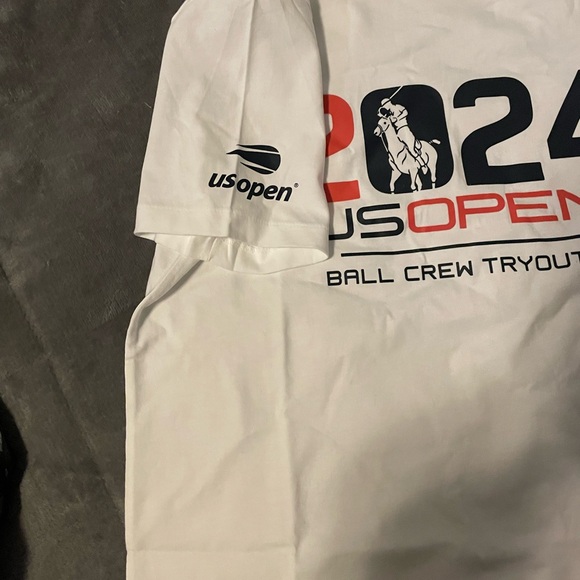 GentlyUsedOfficial USTA Ralph Lauren Ball Boy Tryout T (NYC Arthur Ashe Stadium) - Picture 2 of 3